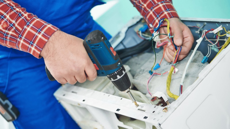Saruhanlı Protherm Protherm çamaşır makinesi kart tamiri – Su almama arızası orijinal parça ile giderildi. - Teknik servis örneği